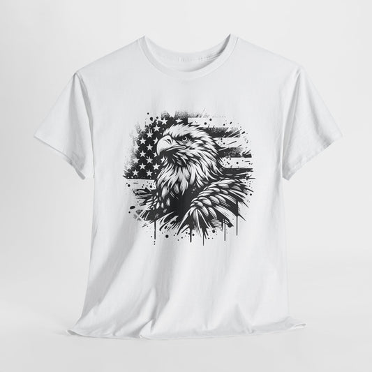 Eagle Freedom T-Shirt - Stars and Stripes Design