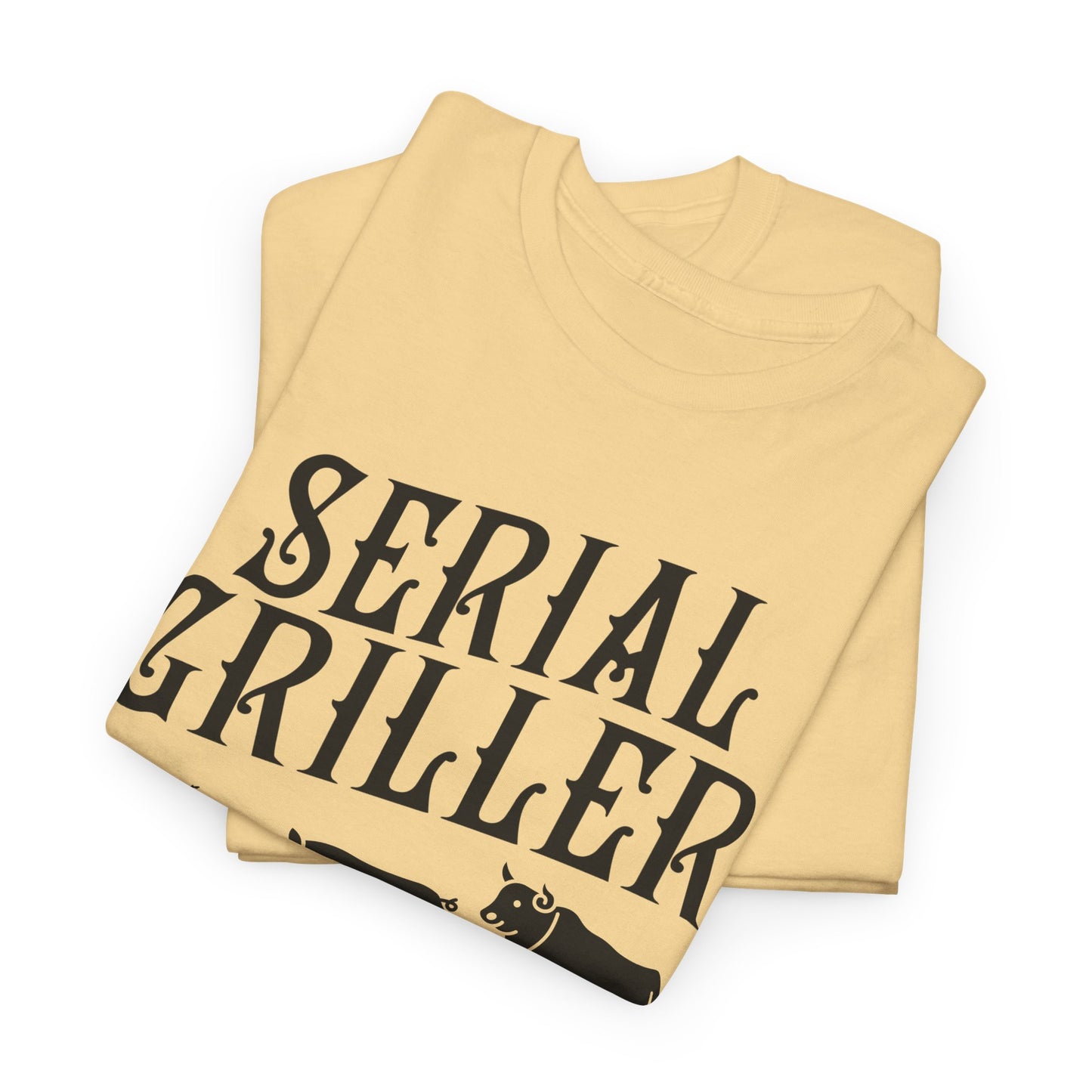 Serial Griller BBQ T-Shirt - Barbecue Graphic Tee