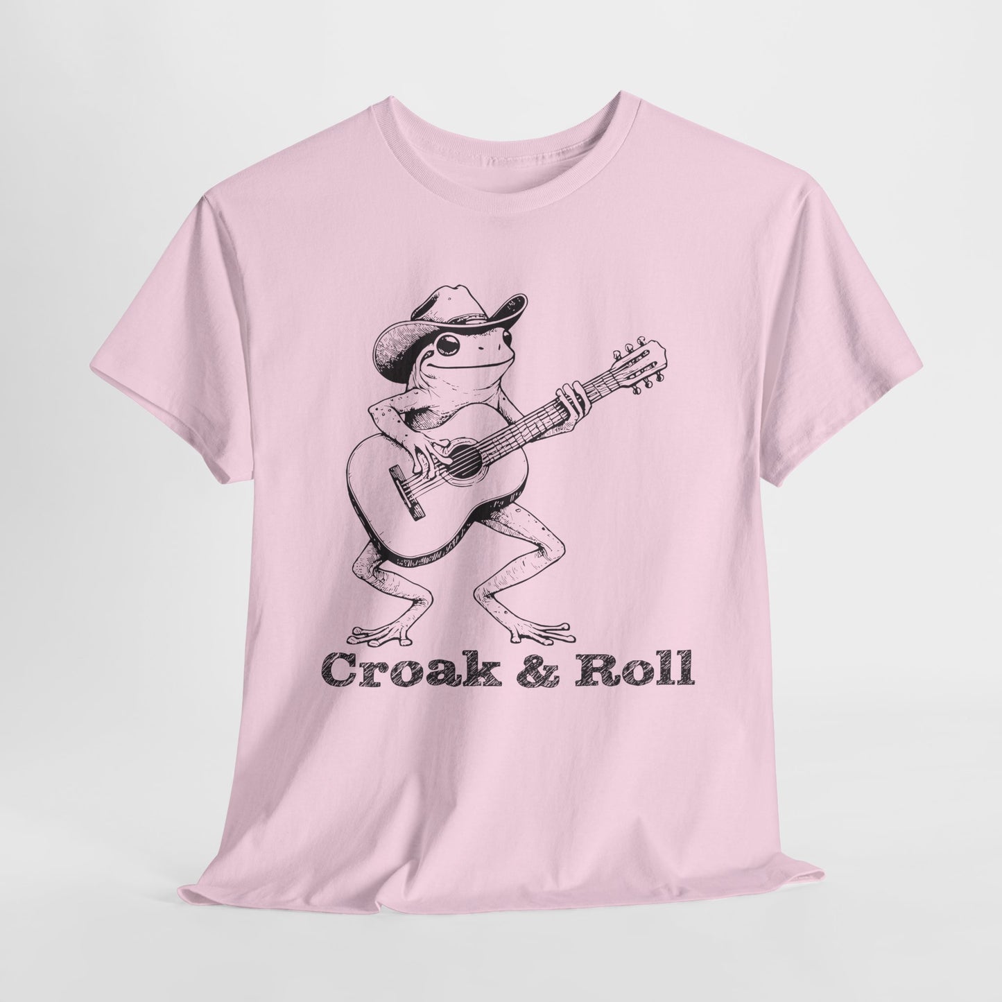 Croak & Roll Funny Frog T-Shirt