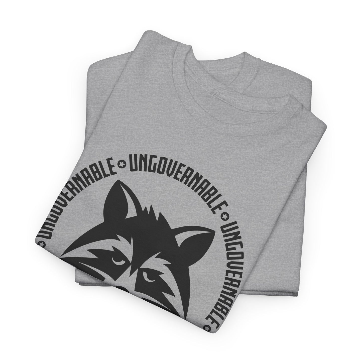 Ungovernable Raccoon T-Shirt - Rebellious Graphic Tee