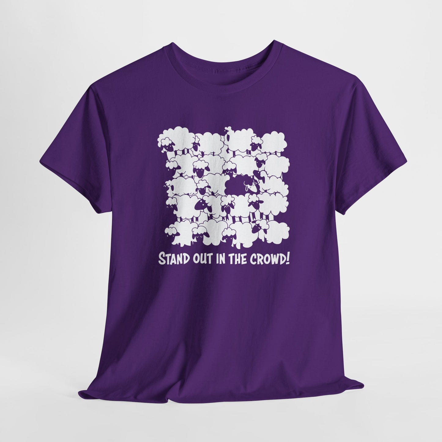 Stand Out in the Crowd Black Sheep T-Shirt - Sheeple Tee