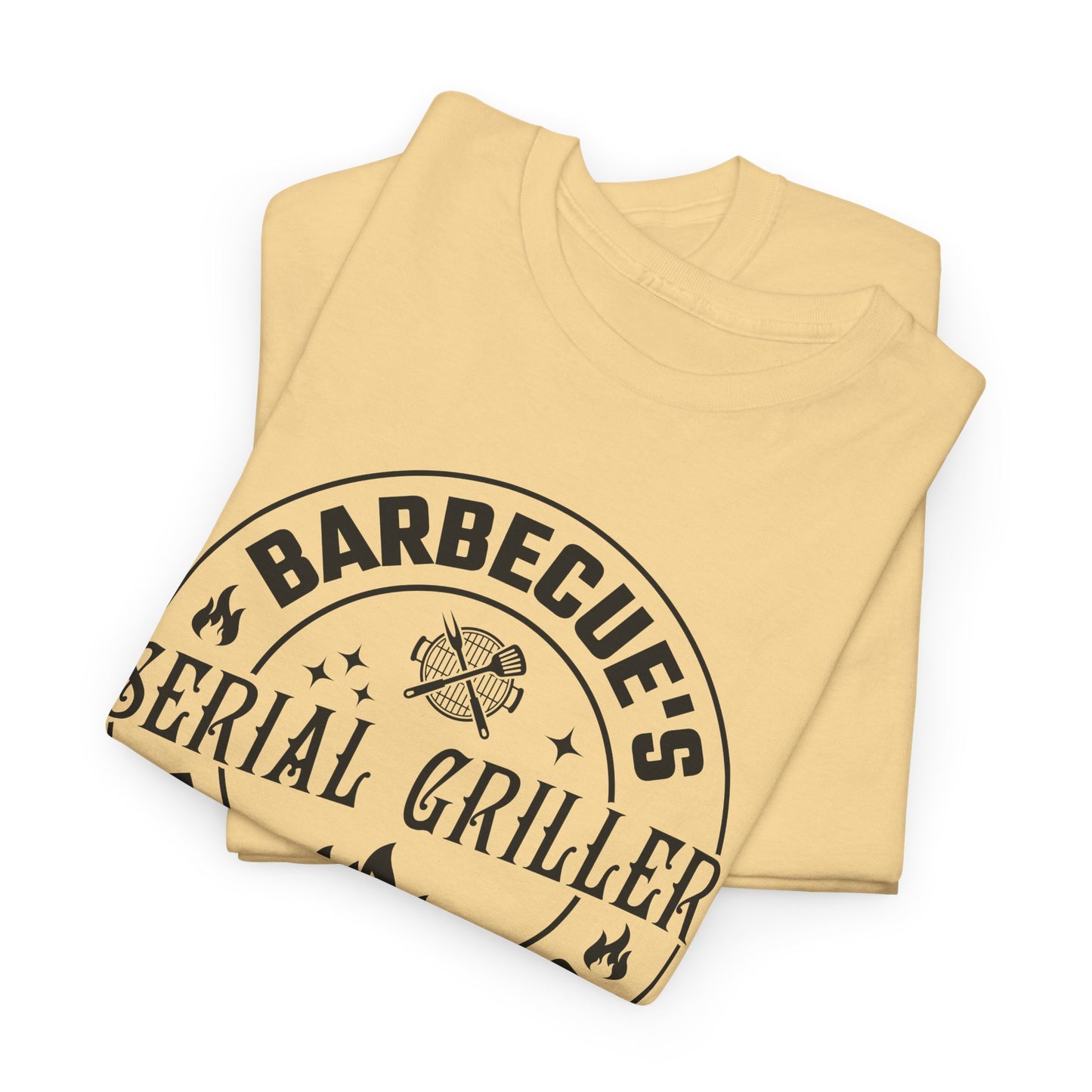 Serial Griller T-Shirt - BBQ Most Wanted Graphic