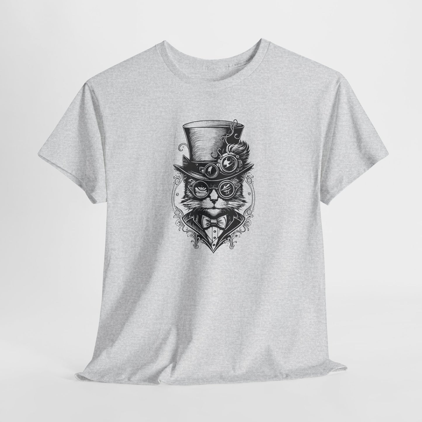 Steampunk Gent Cat T-Shirt - Victorian Tee