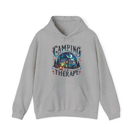 Camping Is My Therapy Hoodie