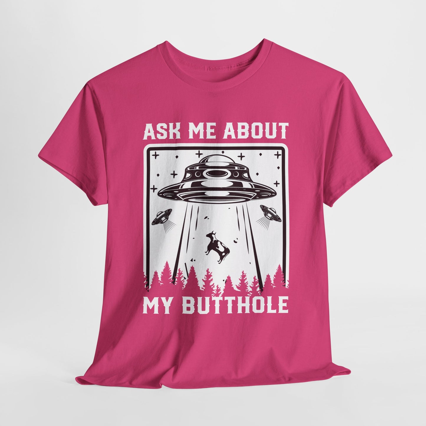 UFO Cow Abduction T-Shirt - Funny Probe Design