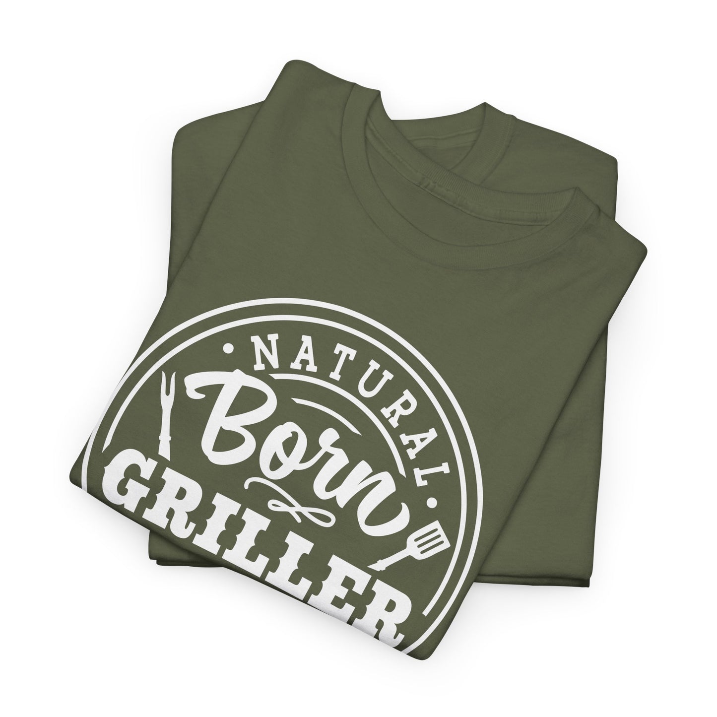 Natural Born Griller BBQ Dad Tee