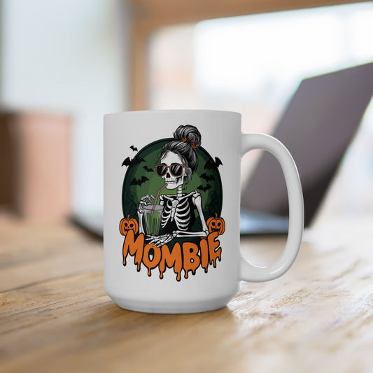 Mombie Ceramic Mug For Halloween Coffee Cup For Funny Mom Gift
