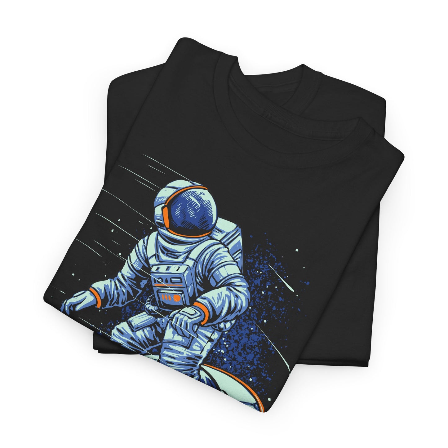 Space Surfer T-Shirt - Astronaut UFO Graphic