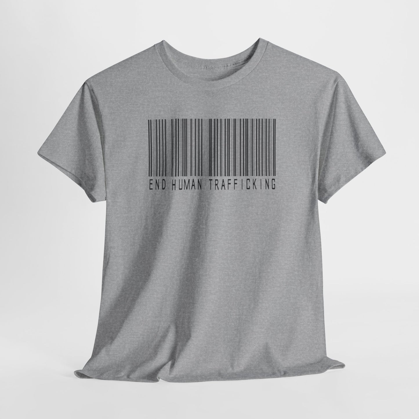 End Human Trafficking Barcode T-Shirt