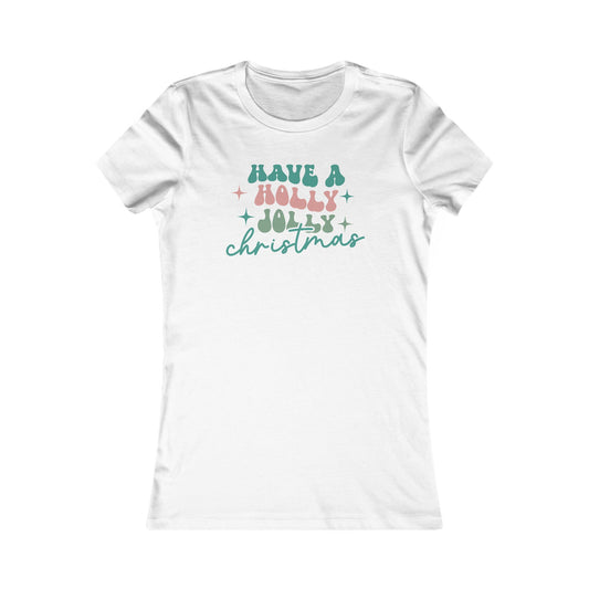 Holly Jolly Christmas Retro T-Shirt