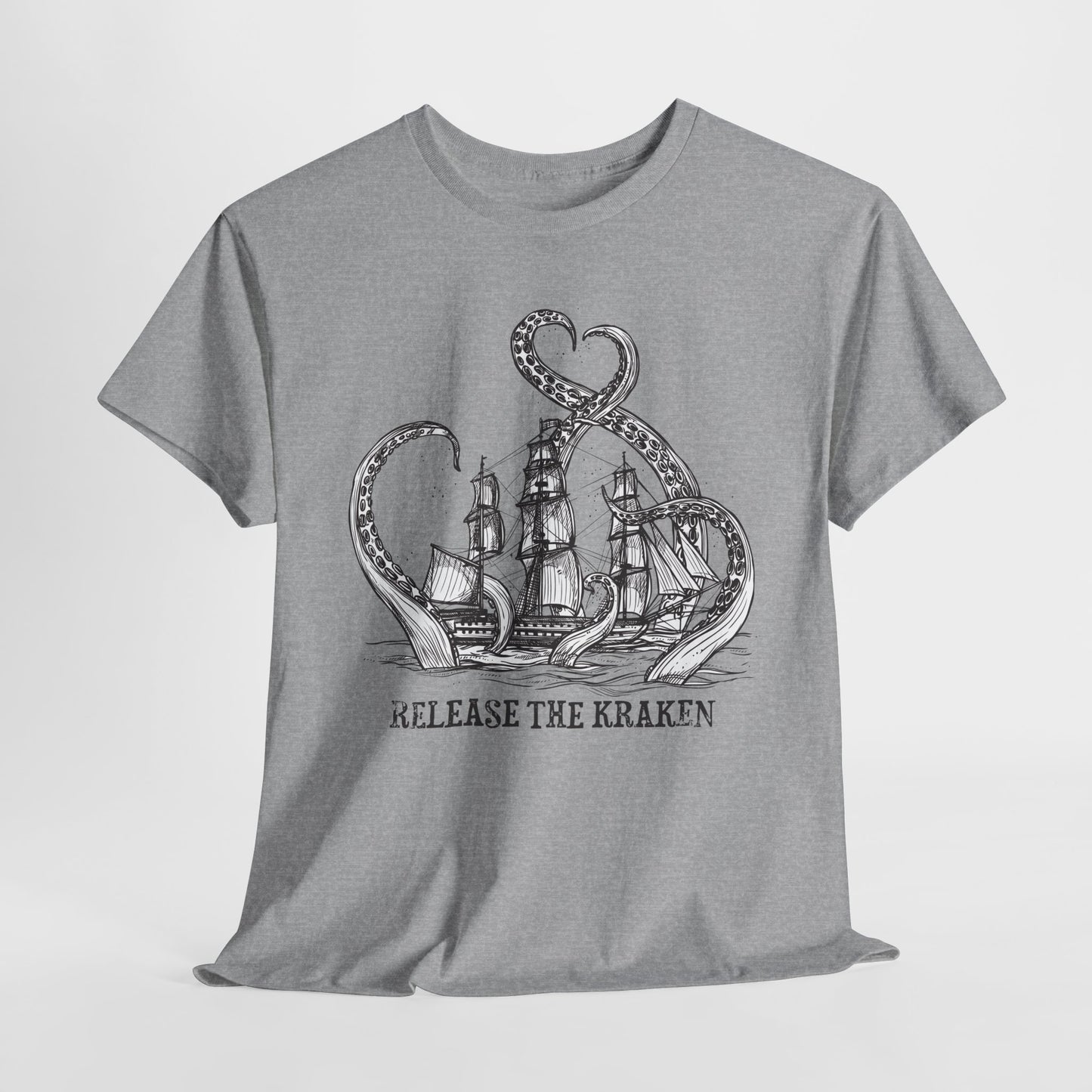 Release The Kraken T-Shirt - Political Ship & Kraken Tee