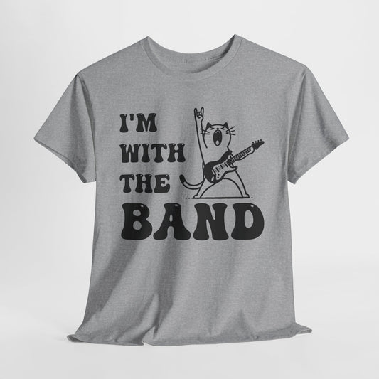 I’m With the Band T-Shirt – Rockstar Cat Tee