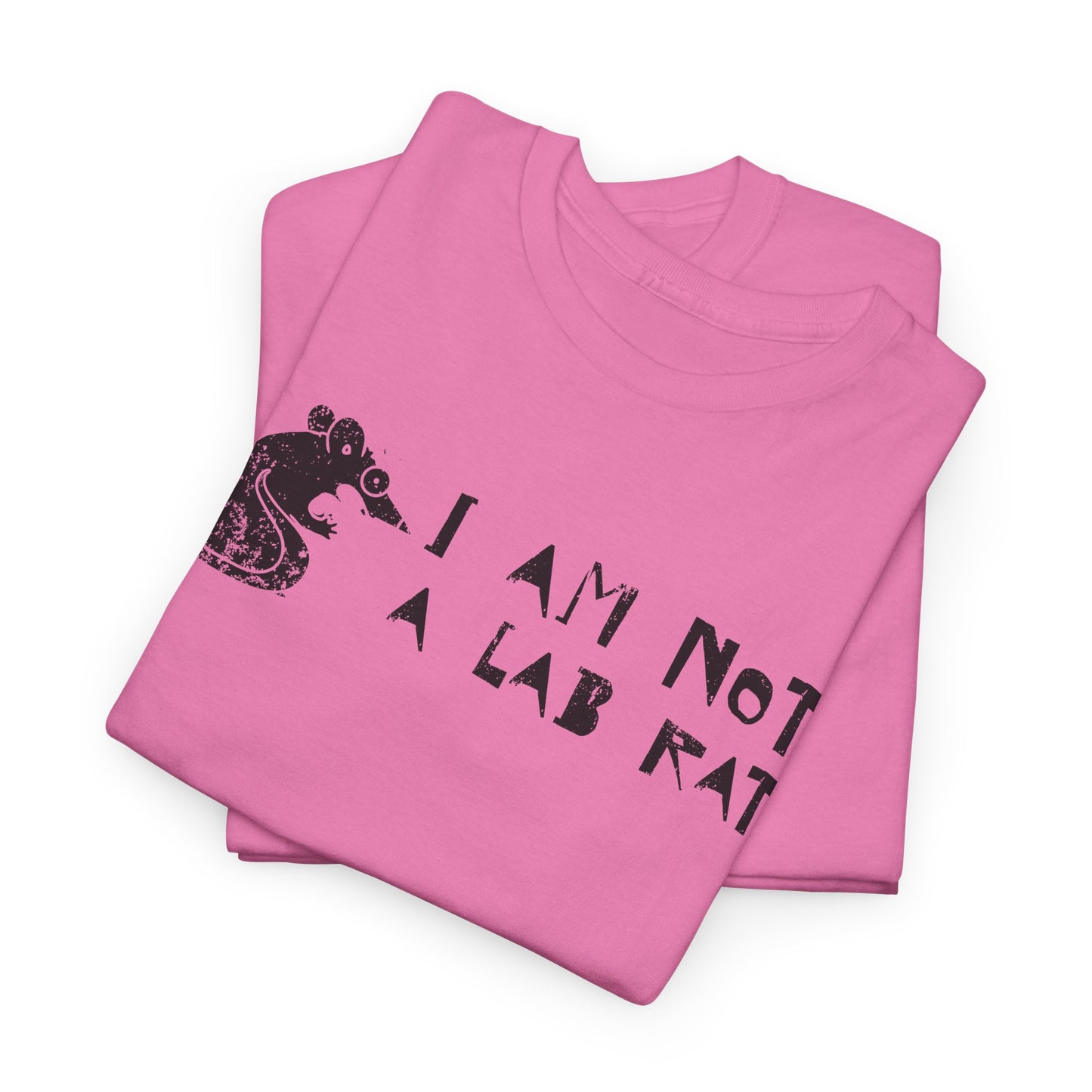 I Am Not a Lab Rat T-Shirt - Anti-Vaccine Stance Tee