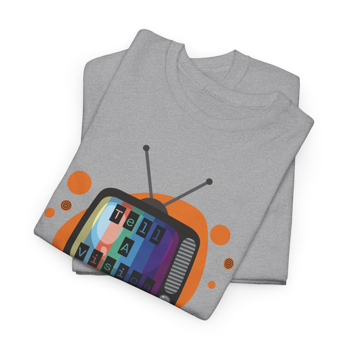 Tell A Vision T-Shirt - TV Mind Battle Graphic Tee