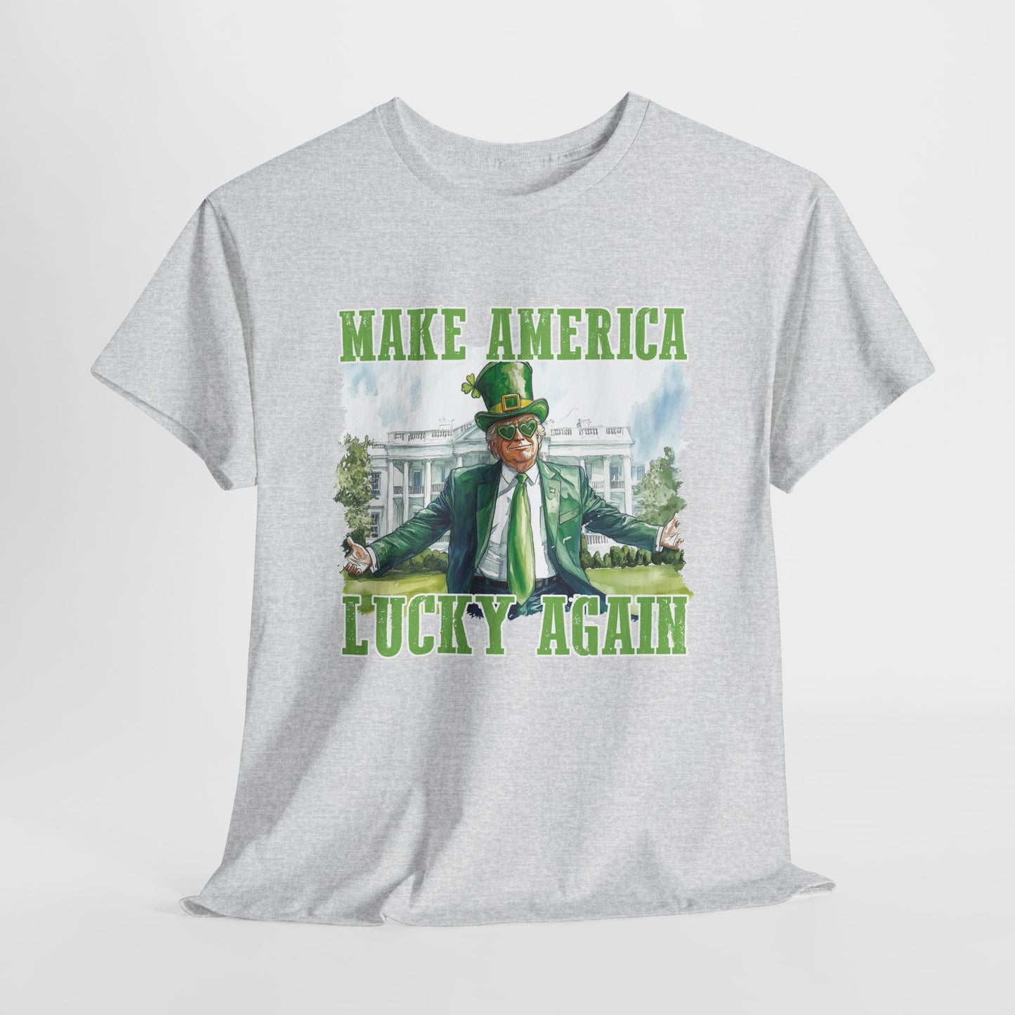 Make America Lucky Again T-Shirt - Trump St. Paddy's Design