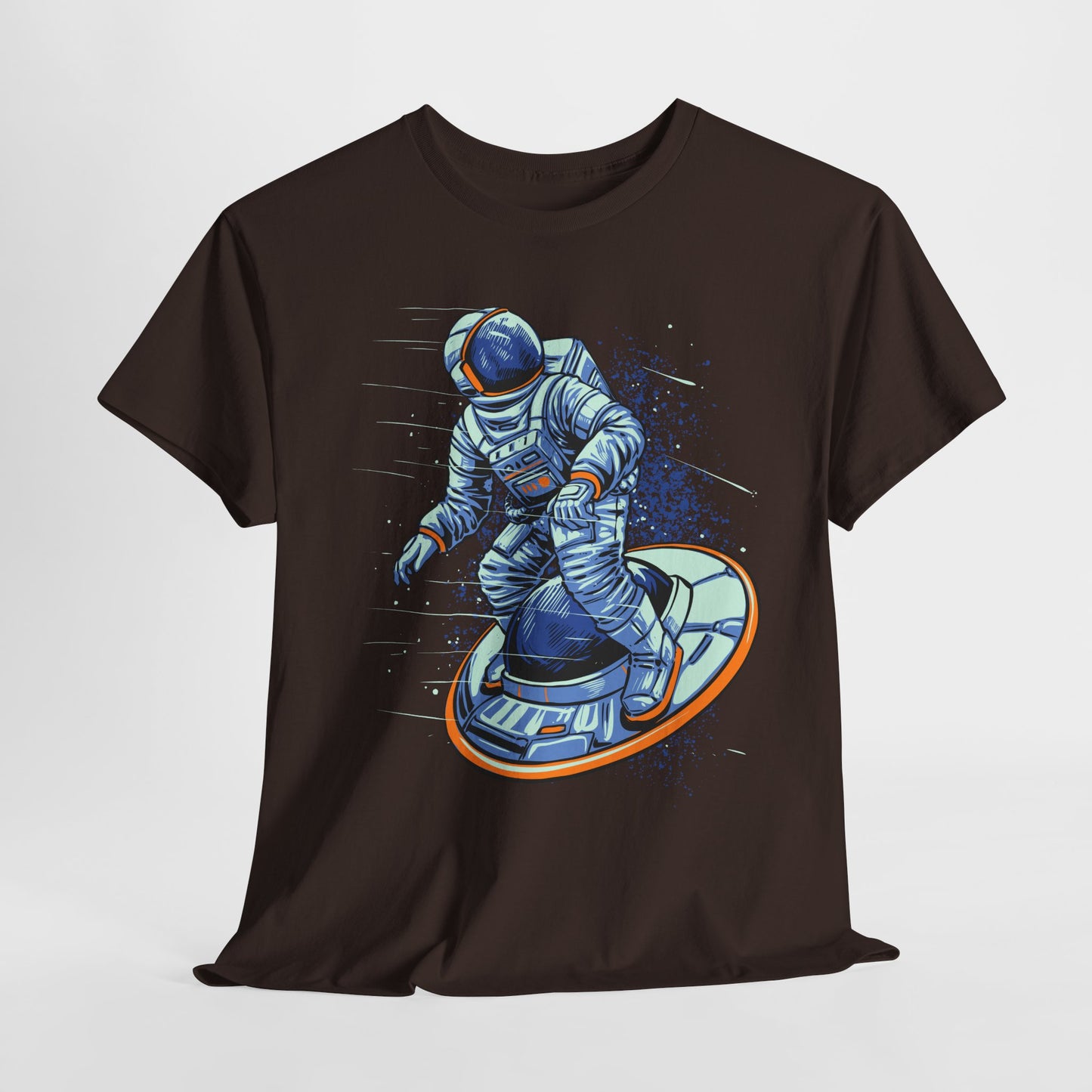 Space Surfer T-Shirt - Astronaut UFO Graphic