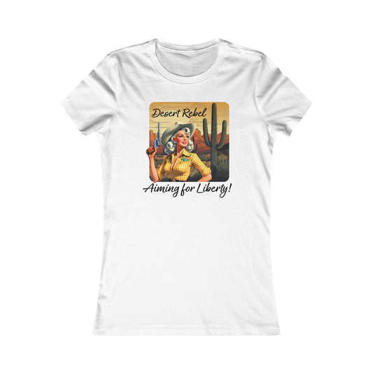 Desert Rebel Retro Cowgirl T-Shirt