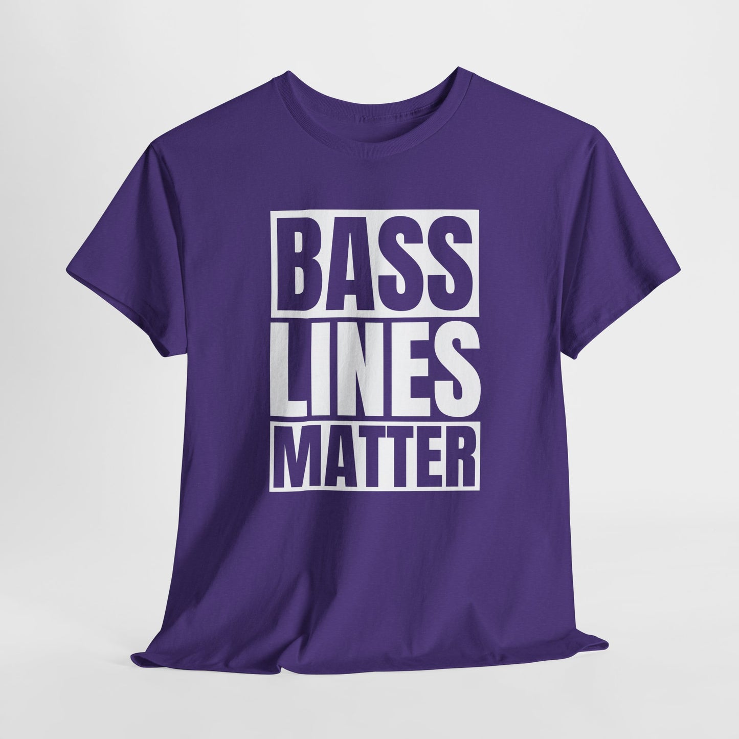 Bass Lines Matter T-Shirt - Music Design
