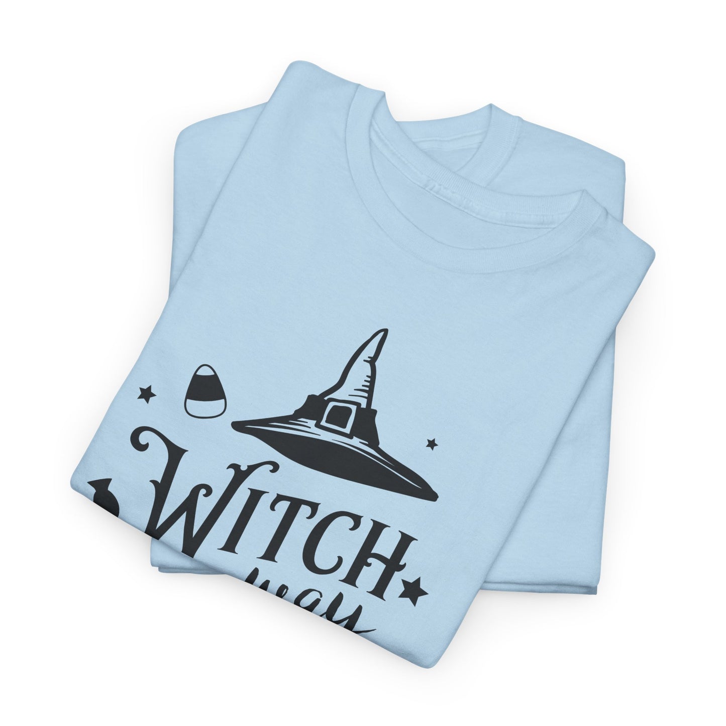 Witch Way to the Candy T-Shirt - Funny Halloween Tee