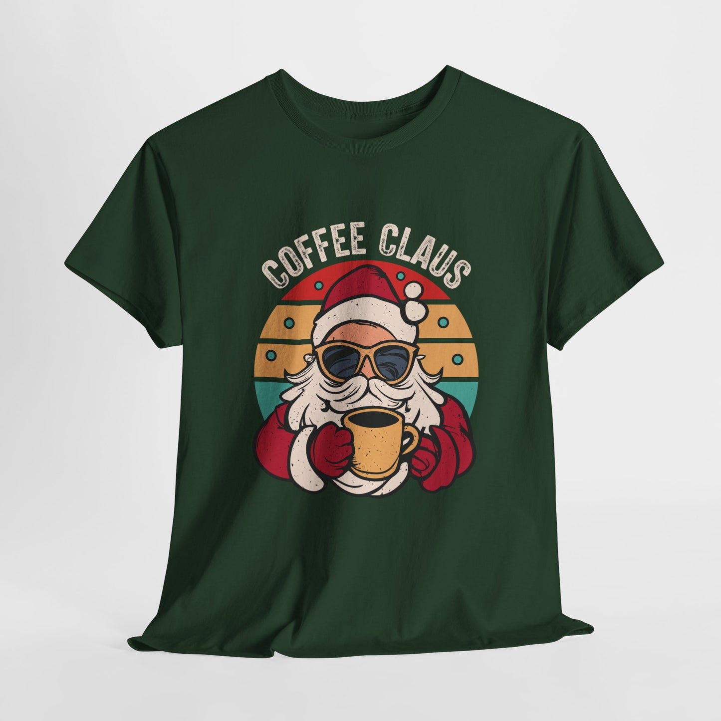 Coffee Claus Santa Christmas T-Shirt
