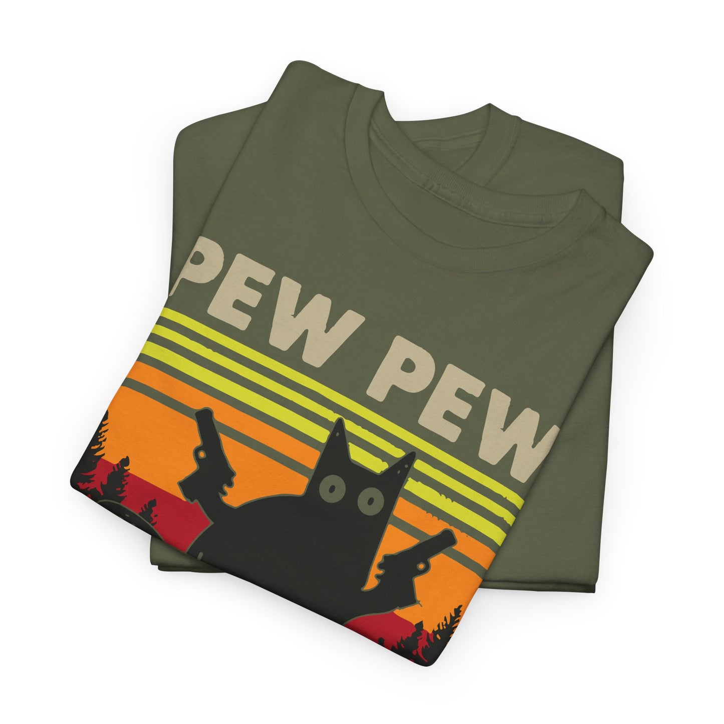 Pew Pew Madafakas Cat Tee