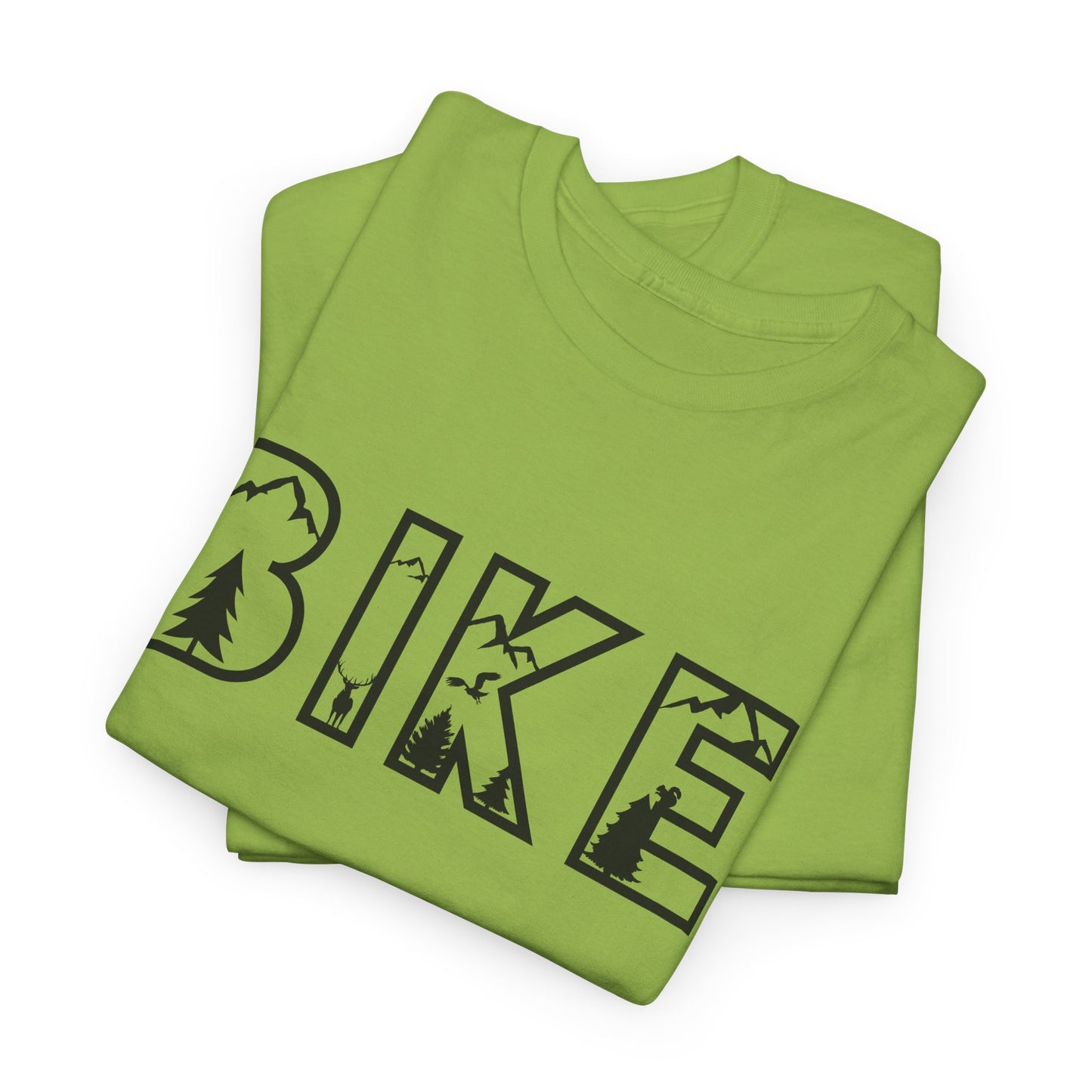 Bike Nature Font T-Shirt