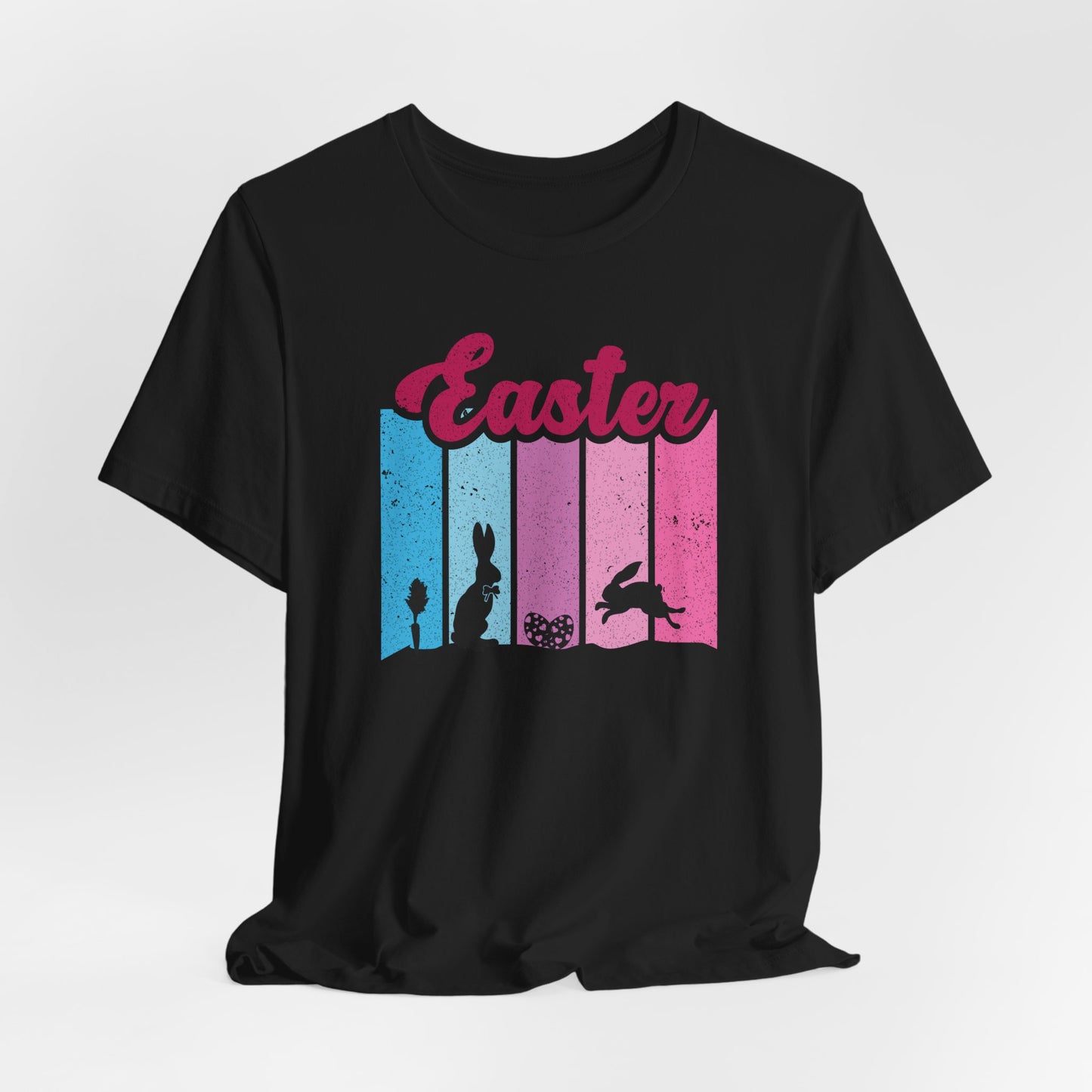 Easter Bunny Silhouette T-Shirt - Pastel Graphic Tee