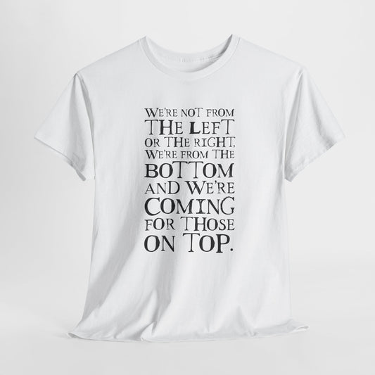 Bottom vs Top Rebel Statement T-Shirt