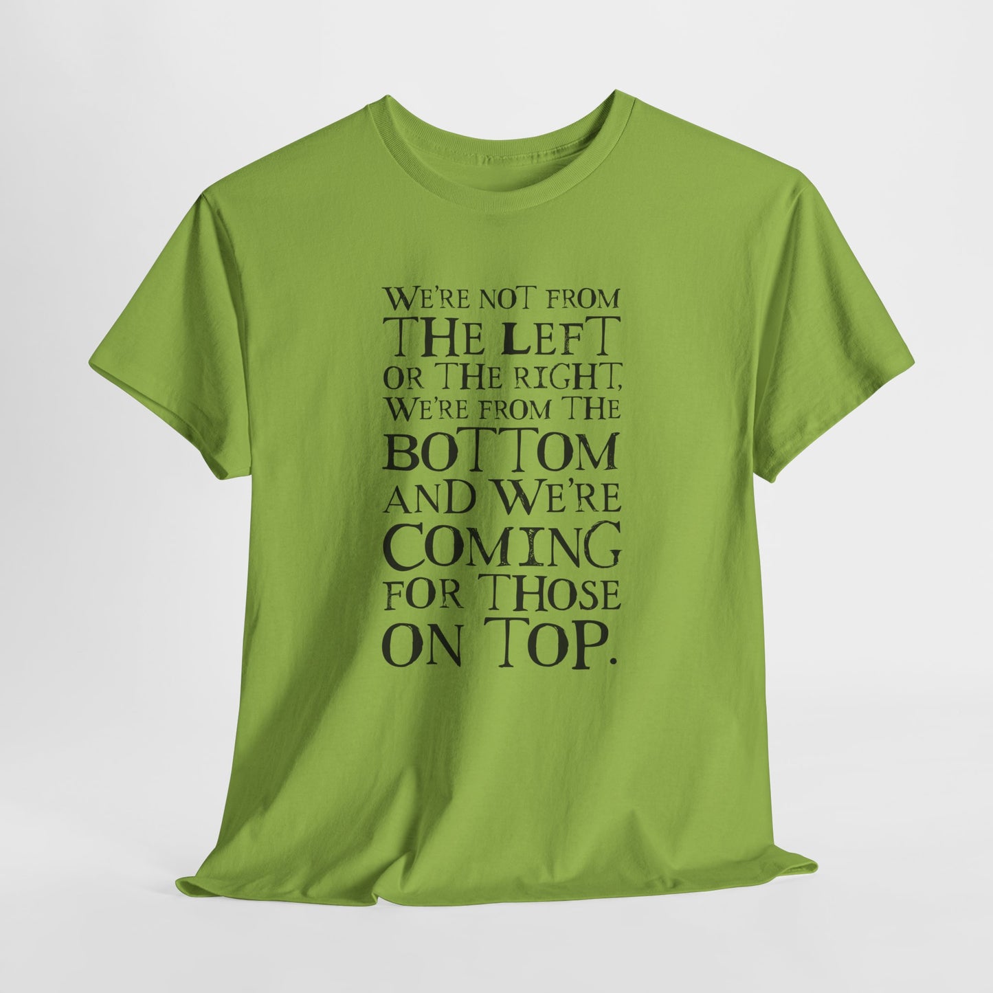 Bottom vs Top Rebel Statement T-Shirt
