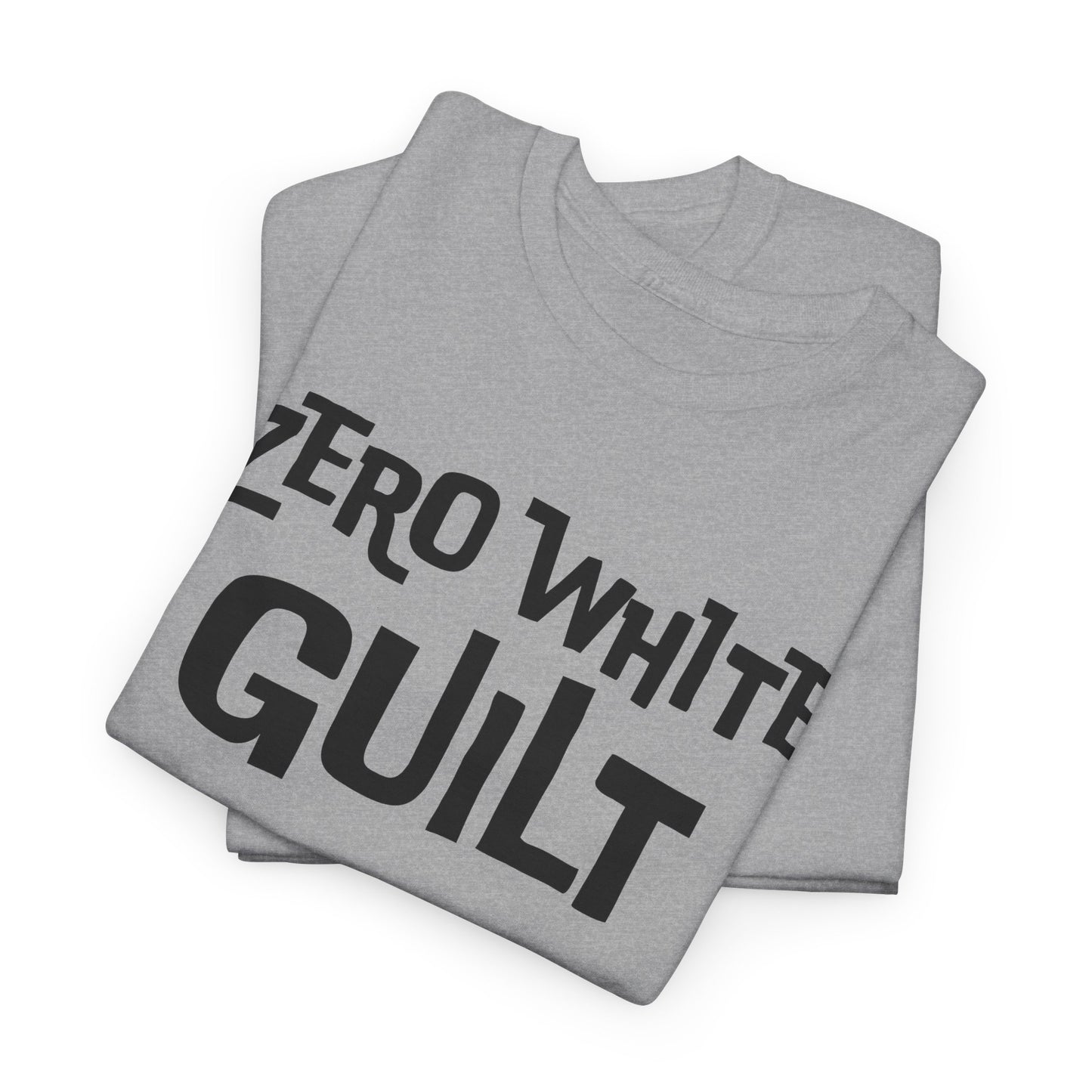 Zero White Guilt T-Shirt - Bold Stance Tee