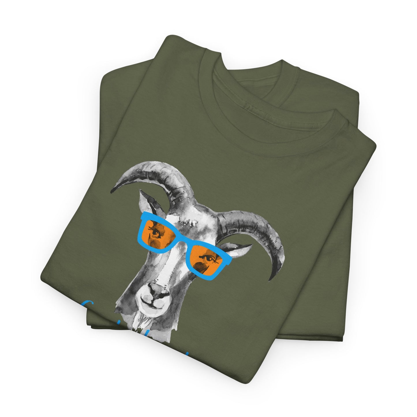 Goat Ahead Make My Day T-Shirt - Hipster Pun Tee