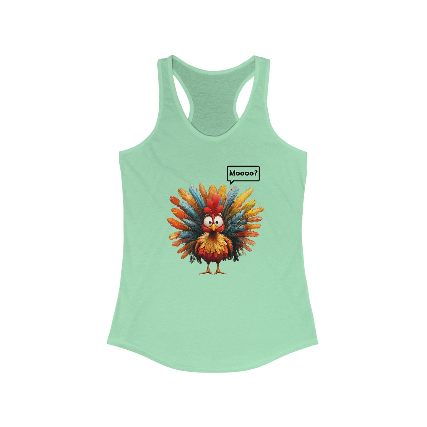 Funny Turkey Moo Tank For Thanksgiving