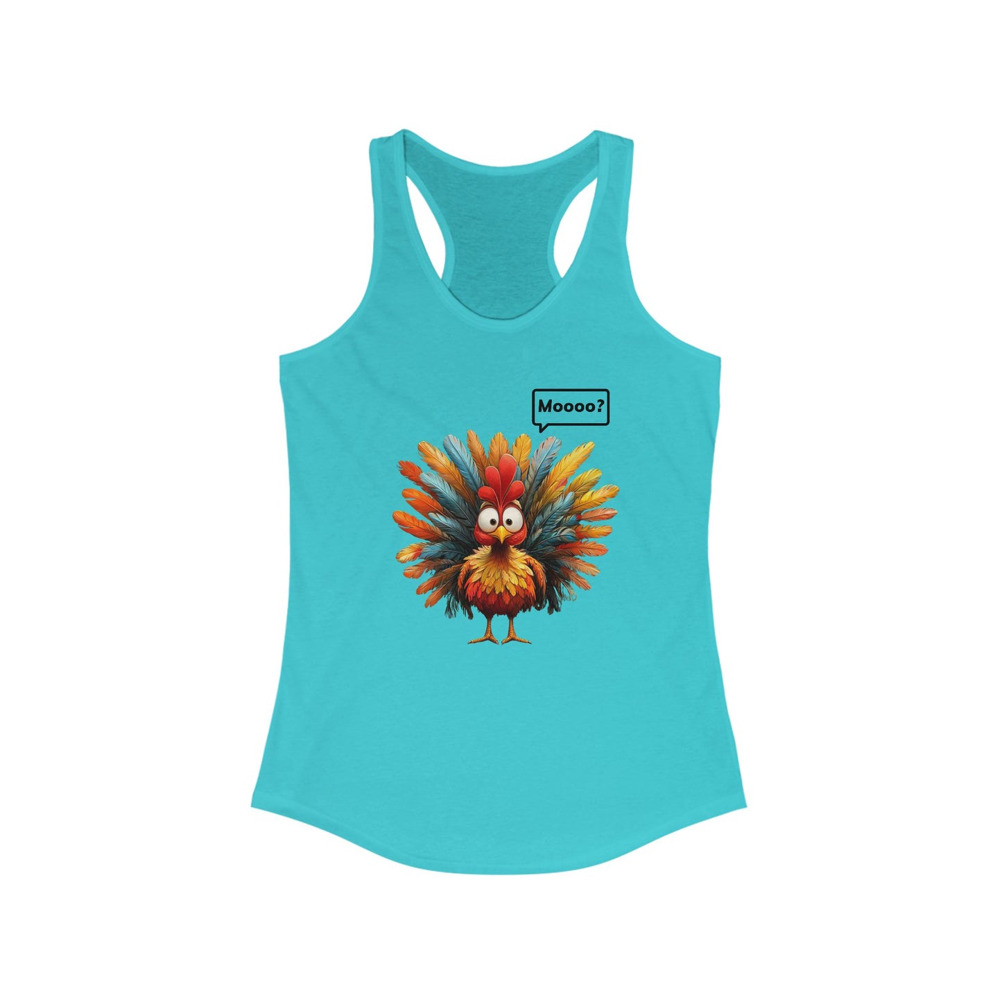 Funny Turkey Moo Tank For Thanksgiving