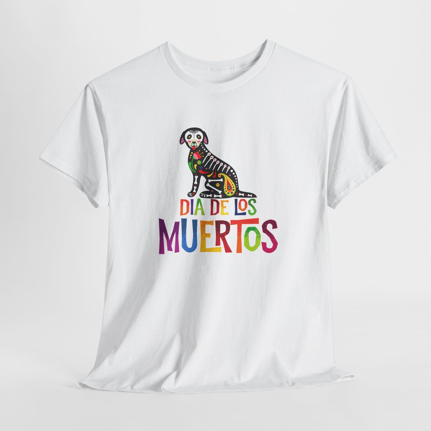 Dia de Los Muertos Dog T-Shirt - Festive Tee