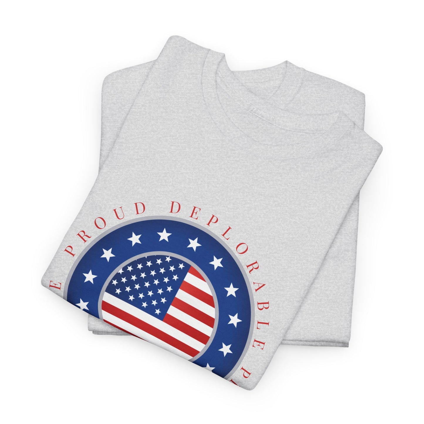 Proud Deplorable American Flag T-Shirt