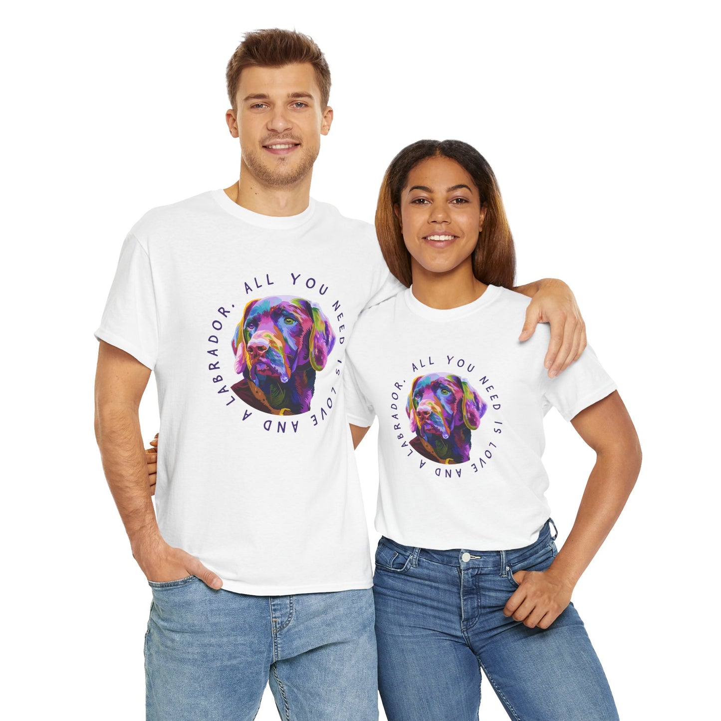 Love and Labrador T-Shirt - Cute Dog Tee