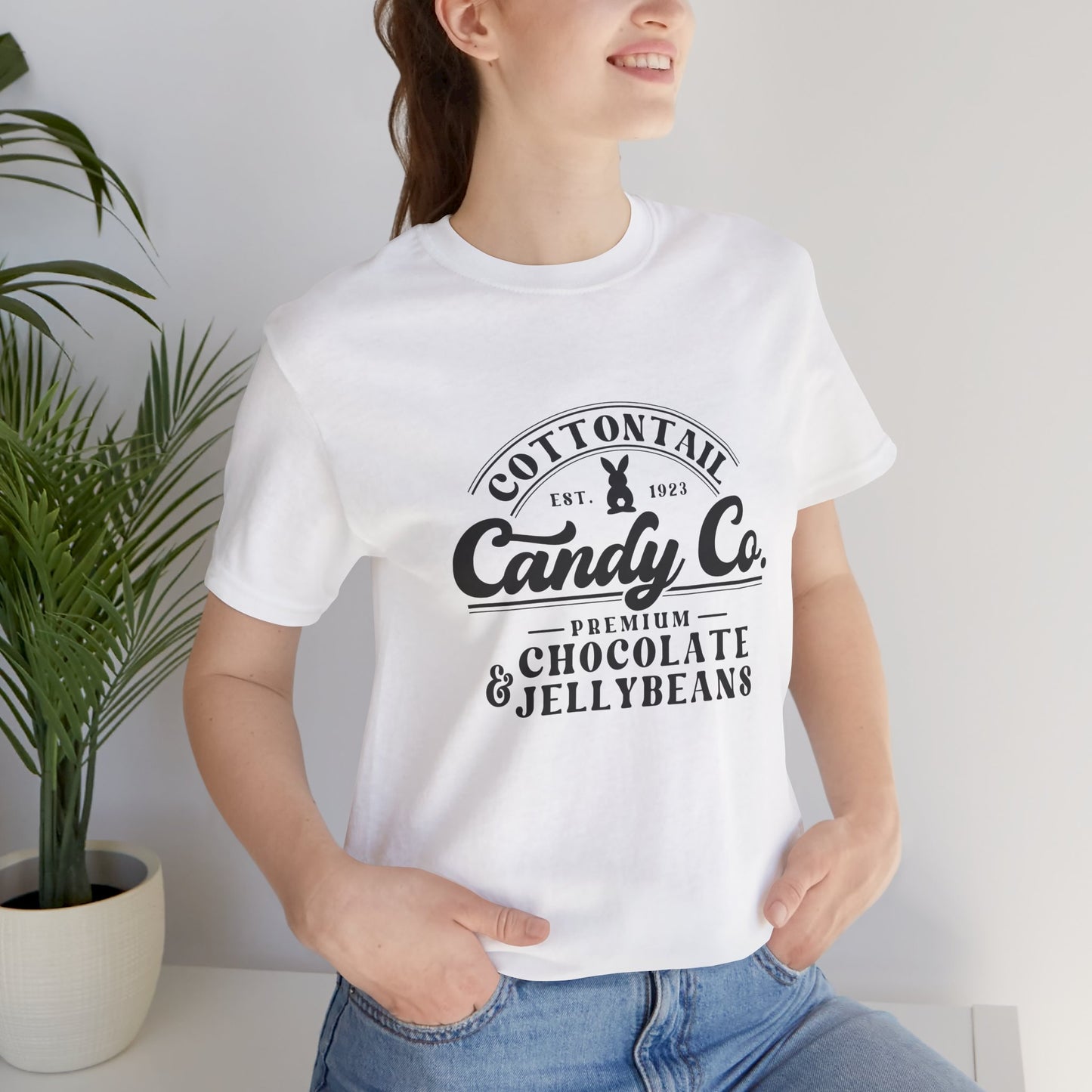 Cottontail Candy Co. T-Shirt - Chocolate Jelly Bean Graphic Tee