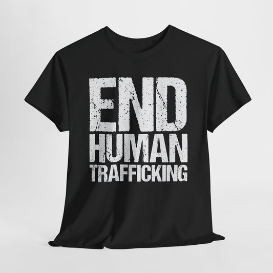 End Human Trafficking T-Shirt - Bold Awareness Tee