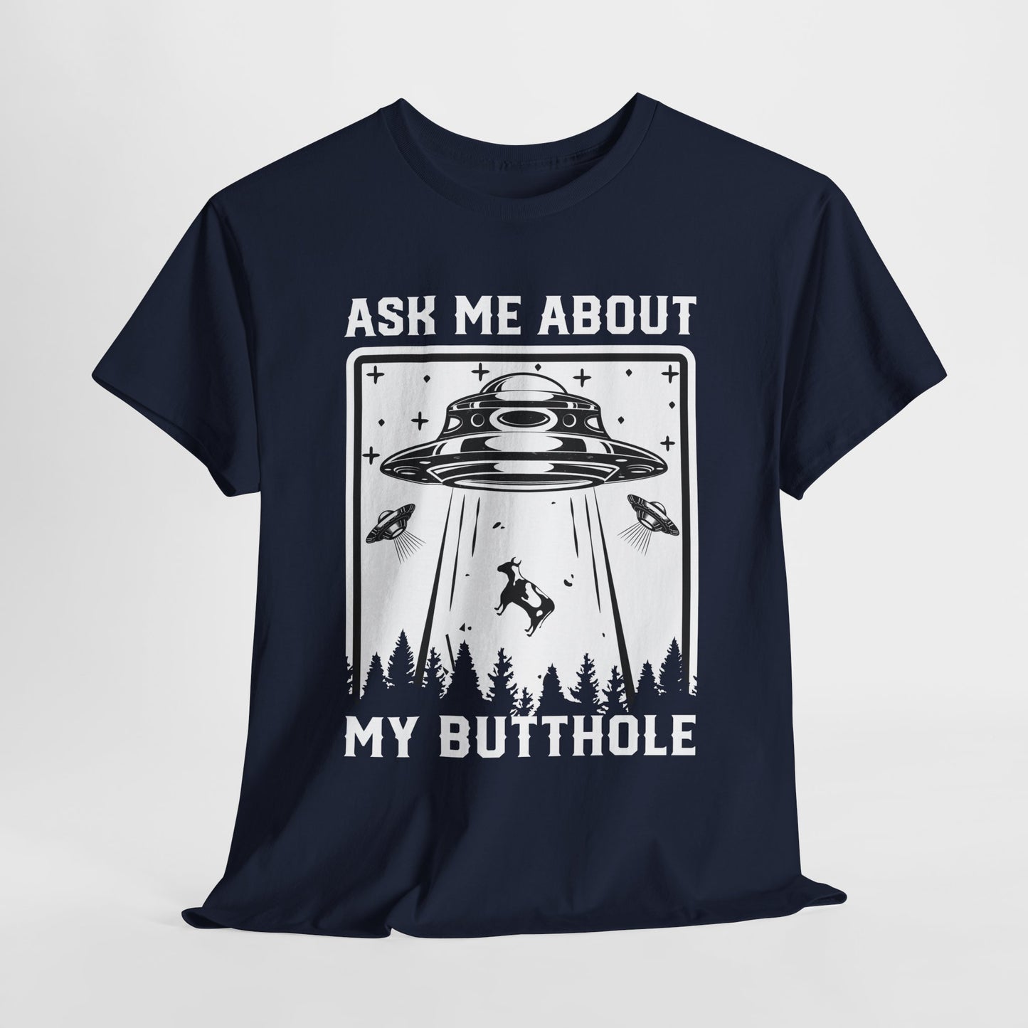 UFO Cow Abduction T-Shirt - Funny Probe Design