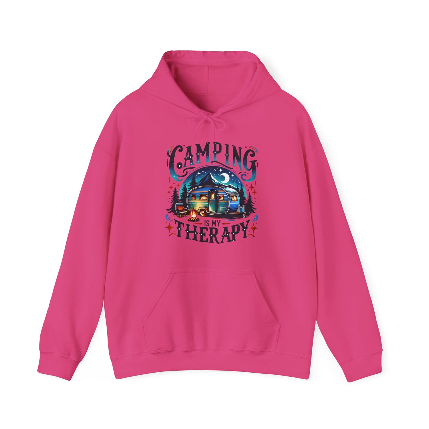 Camping Is My Therapy Hoodie