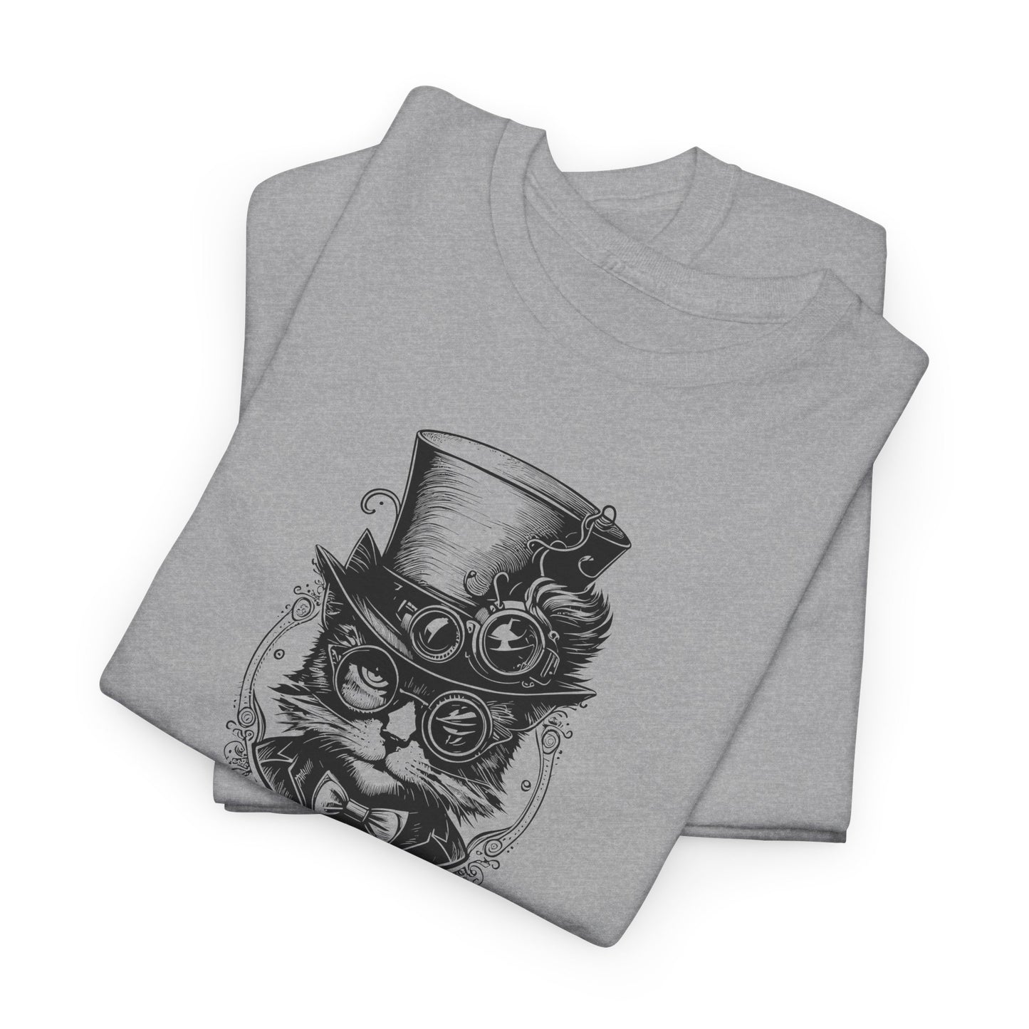 Steampunk Gent Cat T-Shirt - Victorian Tee