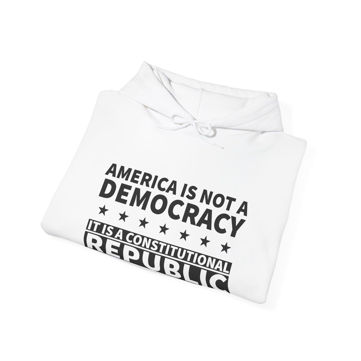 America Constitutional Republic Statement Hoodie