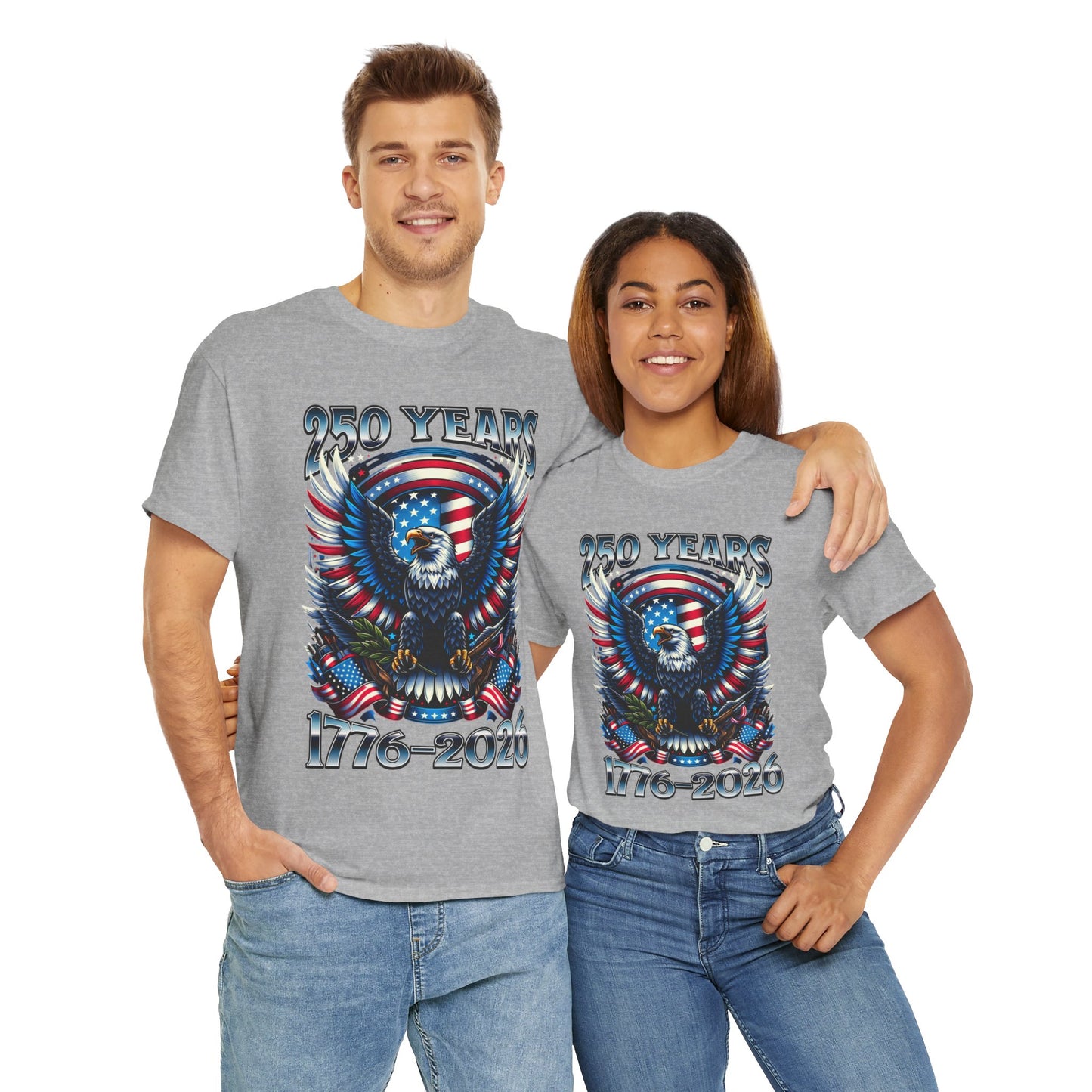 Patriotic Eagle T-Shirt - Celebrate 250 Years Tee