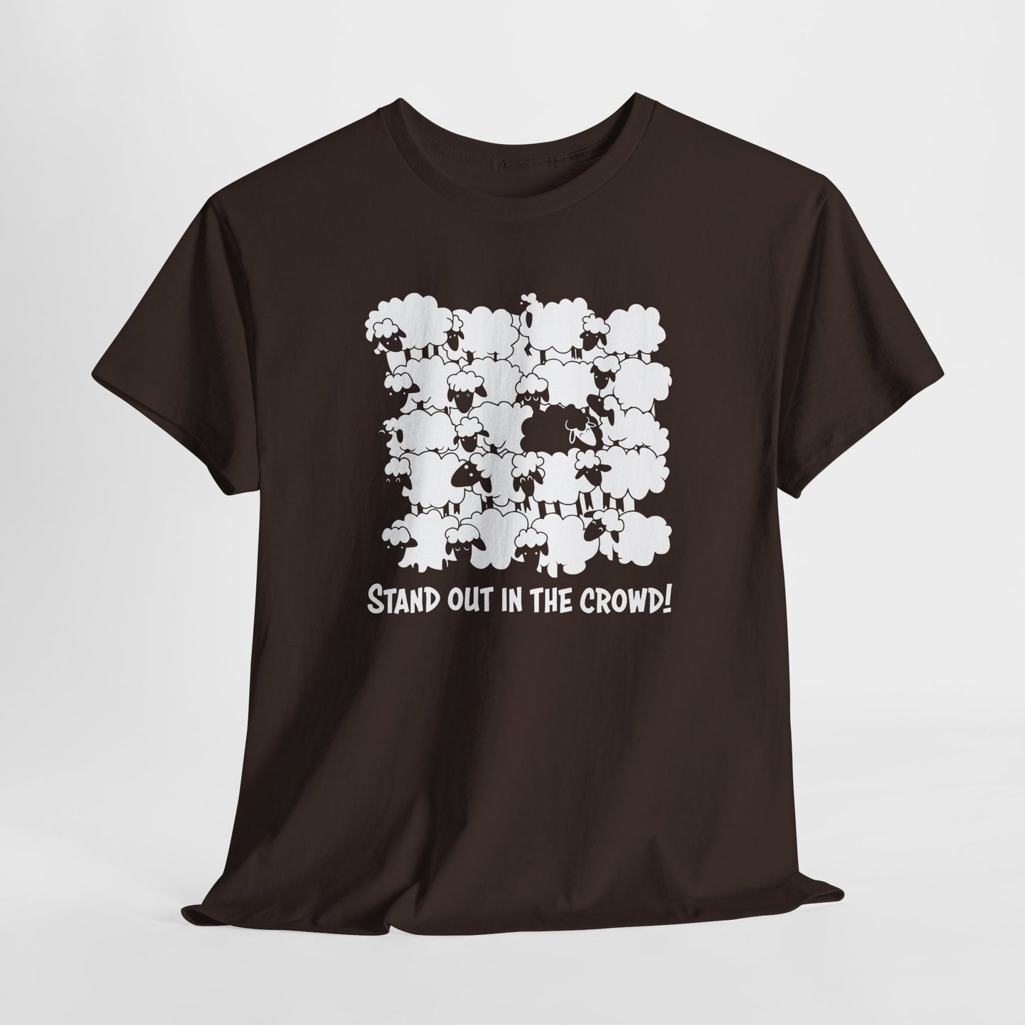 Stand Out in the Crowd Black Sheep T-Shirt - Sheeple Tee