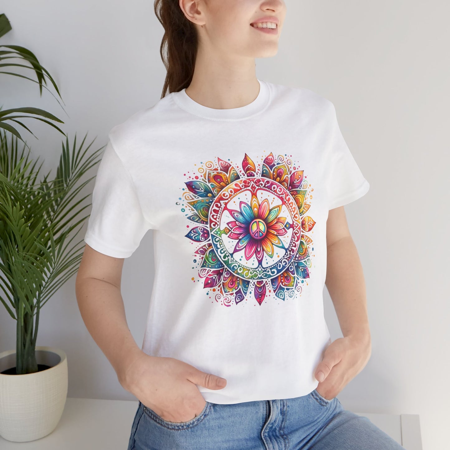 Colorful Mandala Boho Tee