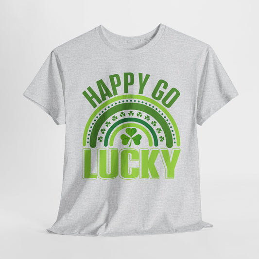 Happy Go Lucky T-Shirt For St Patrick's Day TShirt For Irish Holiday T Shirt