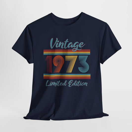 Vintage 1973 T-Shirt For Limited Edition TShirt For Reunion T Shirt For Retro Birthday Shirt For Birth Year Shirt For Graduation Year T-Shirt