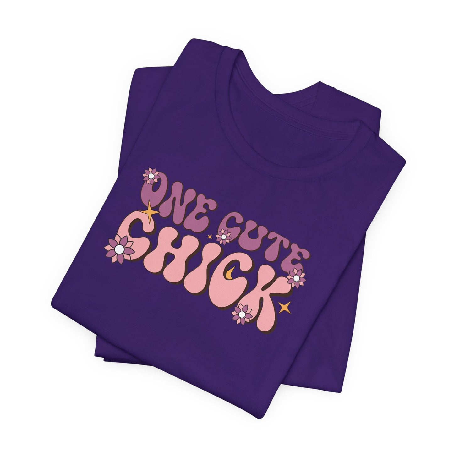 One Cute Chick T Shirt - Retro Graphic Tee