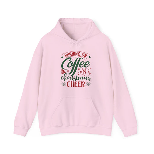 Running on Coffee & Christmas Cheer Hoodie