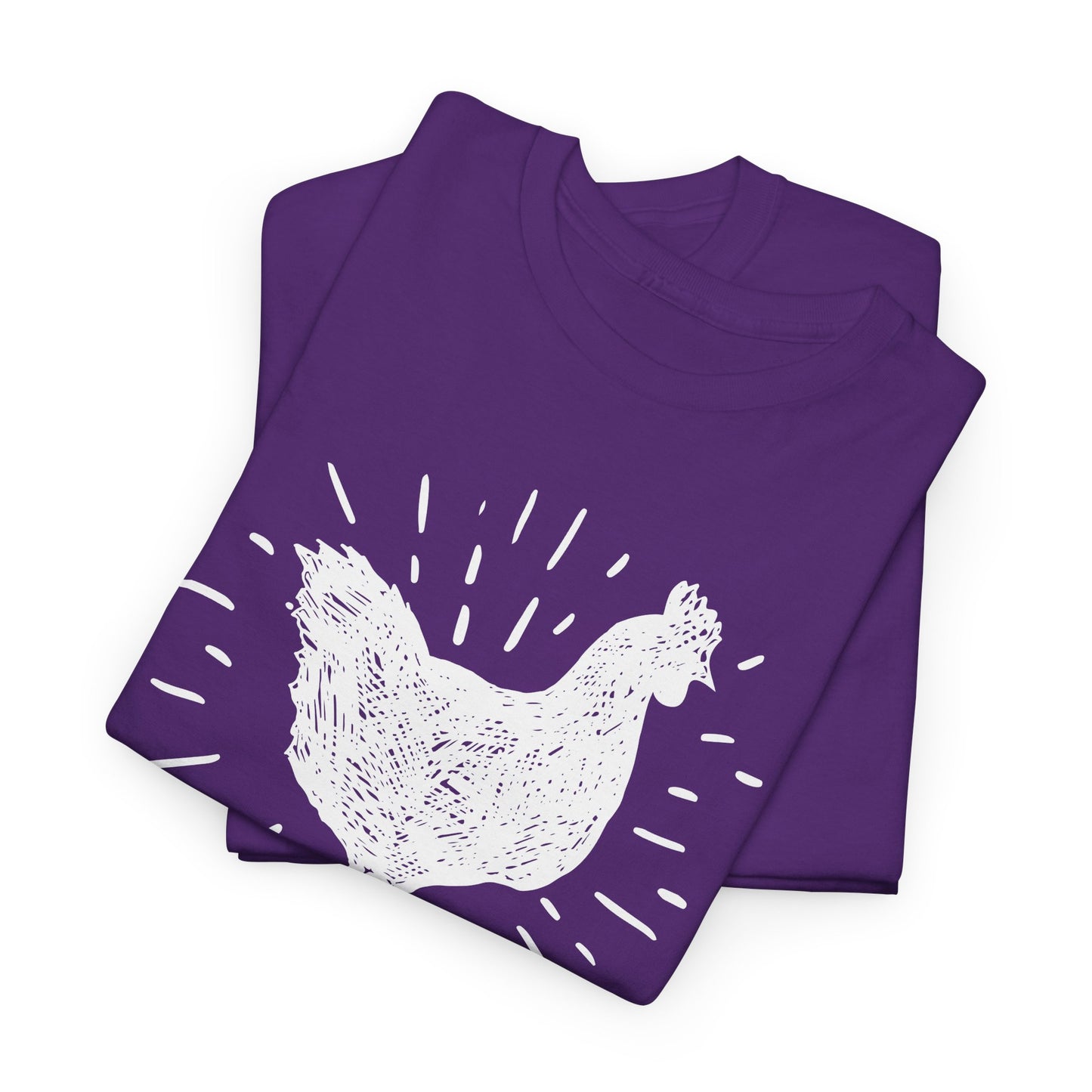 What the Cluck White Chicken T-Shirt - Quirky Tee